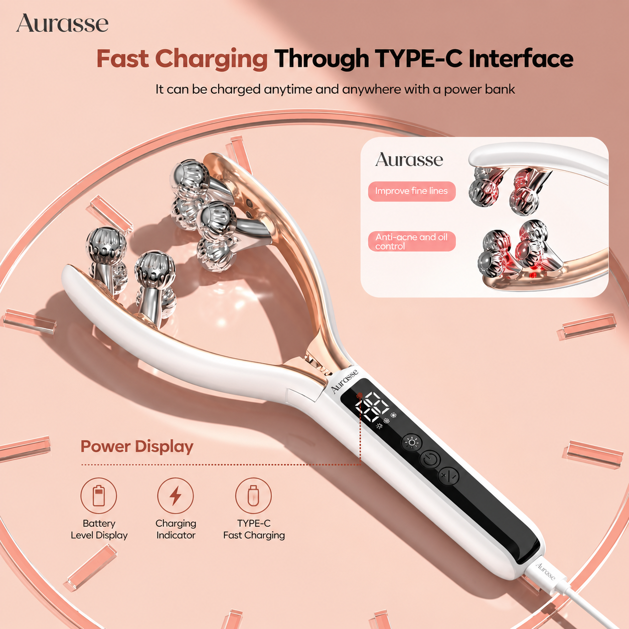 Microcurrent Face Lift Device for Wrinkles & Skin Tightening